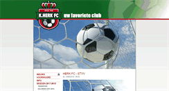 Desktop Screenshot of herkfc.be